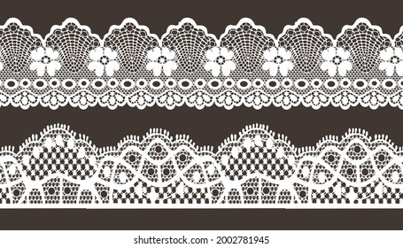 white Trim Lace . Jacquard Mesh Lace Fabric.