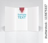 White triptych vector ready to use in a commercial campaign
