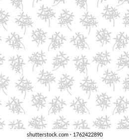 White Tropical Leaf botanical seamless pattern background suitable for fashion prints, graphics, backgrounds and crafts