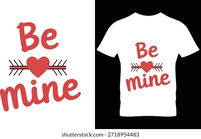 Camiseta blanca y texto en negrita con gráfico de corazón cosido para mensajes de amor.