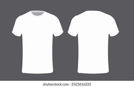  White tshirt mockup  .eps background