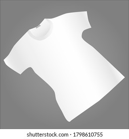 
camiseta blanca con fondo blanco