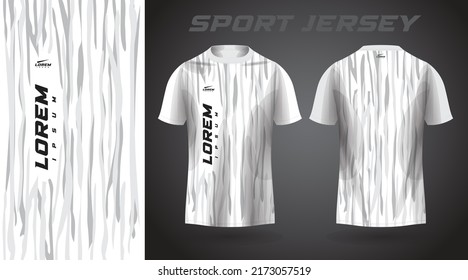 white t-shirt sport jersey design
