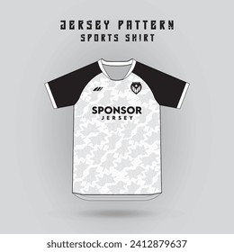 white t-shirt sports jersey design, sports jersey background, soccer jersey, running jersey, outdoor workout, pattern.