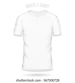 White t-shirt template mens