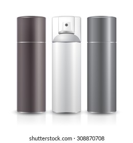 White tubular bottle template.