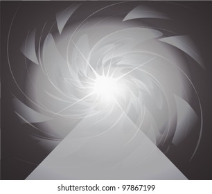 white tunnel