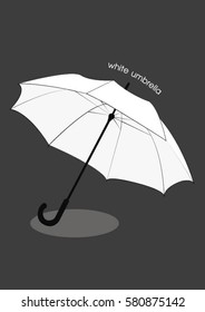 white  umbrella