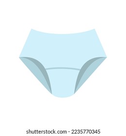 White underwear for babies and kids cartoon illustration. Hand drawn underwear on white background. Childrens wardrobe, fashion concept
