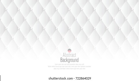 White upholstery texture. Vector background can be used in cover design, book design, poster, website backgrounds or advertising.