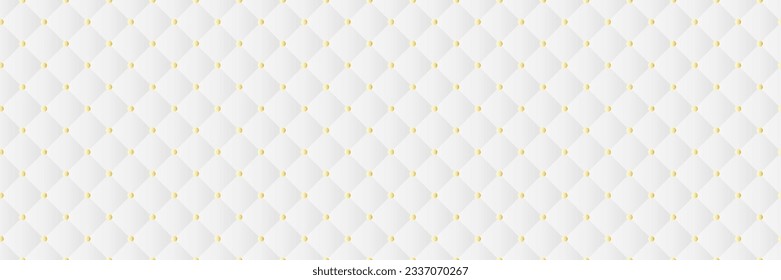 Fondo abstracto del vector de tapicería blanca, fondo elegante de lujo blanco. 