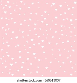 White Valentine heart background. Valentine's Day Wallpaper. Pink rose quartz backdrop.