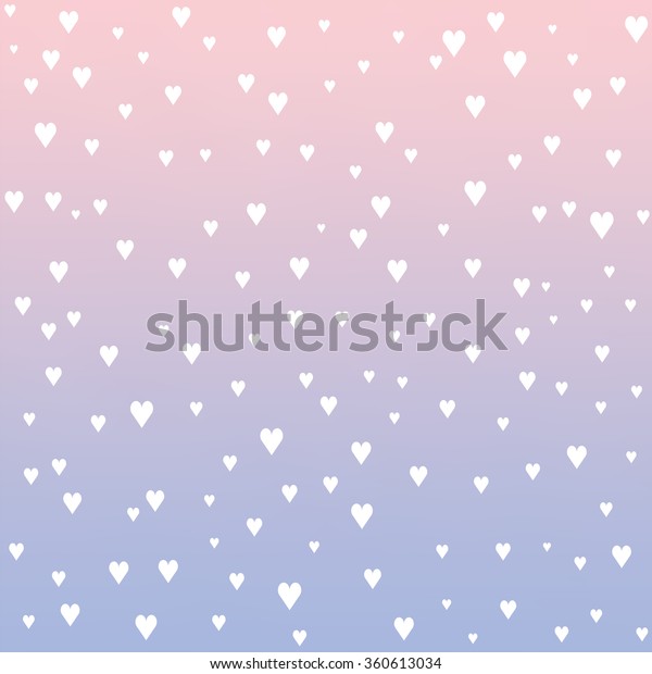 White Valentine Heart Background Wallpaper Rose Stock Vector