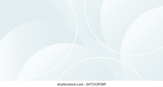 Weißer Vektorgrafik abstrakter Hintergrund mit einfachen geometrischen Formen. Weiße Vektorgrafik Präsentationshintergrund für Poster, Banner, Bildschirmhintergrund, Mock-up, Flyer und Bericht