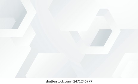 Fondo de Formas geométricas abstractas de Vector blanco