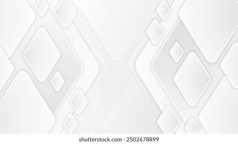 Fondo de Formas geométricas abstractas de Vector blanco
