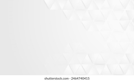 White vector abstract geometrical shape modern background. Vector presentation background for business, corporate, institution, party, festive, seminar, and talks.