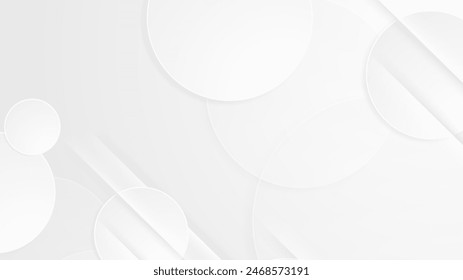 White vector abstract geometrical shape modern background. Vector presentation background for business, corporate, institution, party, festive, seminar, and talks.