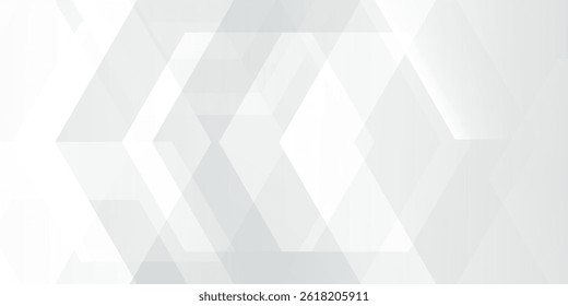 White vector abstract geometrical shape modern eps10