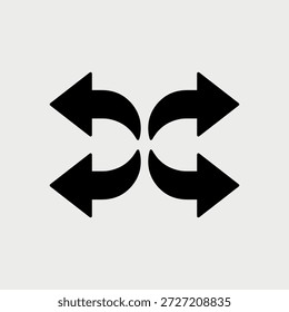 Vector blanco Ilustración de cursor de flecha.