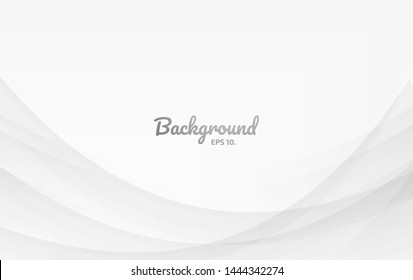 White vector background Abstract geometric curve