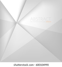 White vector background abstract style overlap layer element with copy-space for design