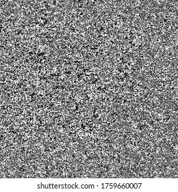 White vector background with small black irregular elements that together form a grainy surface.