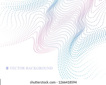 white vector background sound wave. colorful line pattern.