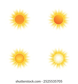 White vector background with sun burst effect