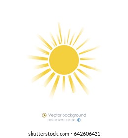 White vector background with sun burst effect