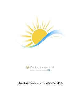 Fondo vectorial blanco con efecto de ráfaga de sol