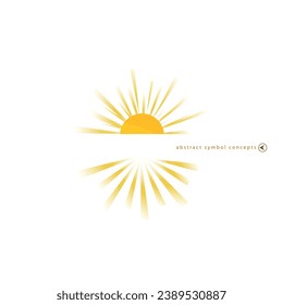 Fondo del vector blanco con icono solar para el diseño meteorológico
