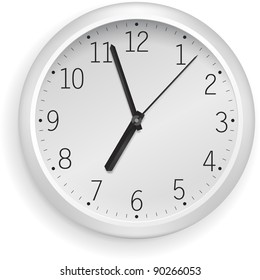 White vector clock.