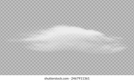 White vector cloudiness ,fog or smoke on dark checkered background. Cloudy sky or smog over the city. Stock royalty free vector illustration. PNG