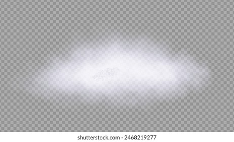 Nubosidad de Vector blanco, niebla o humo sobre fondo oscuro a cuadros. Cielo nublado o smog sobre la ciudad. Ilustración vectorial Libre de regalías estándar. PNG