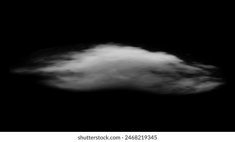 White vector cloudiness ,fog or smoke on dark checkered background. Cloudy sky or smog over the city. Stock royalty free vector illustration. PNG