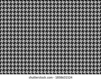 white vector hounds tooth pattern