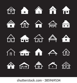 Similar Images, Stock Photos & Vectors of Set of 9 house icon