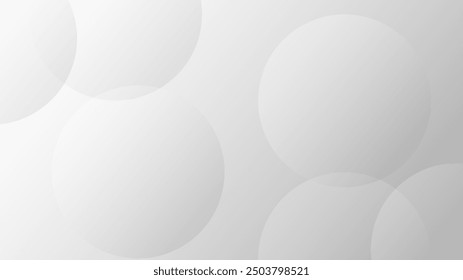 White vector modern abstract background with shapes