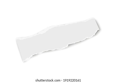 Torn Snatched Hole Transparent Sheet Paper Stock Vector (royalty Free 