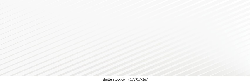 Weißer Vektor-Panoramahintergrund mit geraden Linien und Schatten