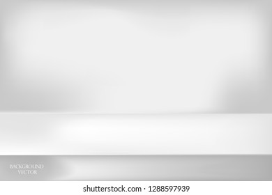white vector table for design