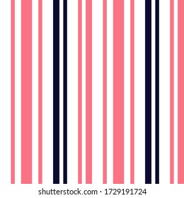 White vertical striped seamless pattern background suitable for fashion textiles, graphics