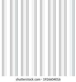 White vertical striped seamless pattern background suitable for fashion textiles, graphics