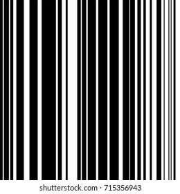 White vertical stripes abstract on black background. Vector art illustration
