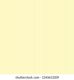 White vertical stripes baby pattern on yellow background
