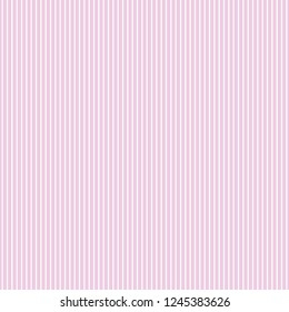 White vertical stripes baby pattern on pink background