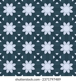 Papel pintado de motivos florales blancos