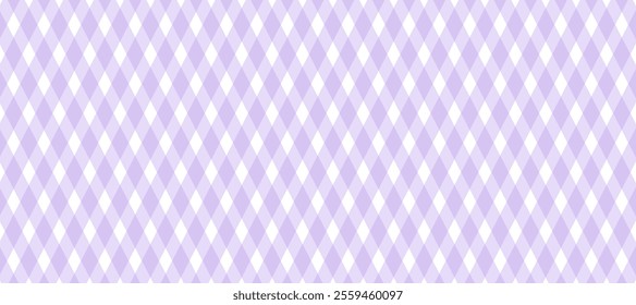 White and violet diagonal plaid background	