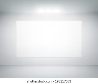 white wall on which shines a flashlight